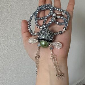 Chinese Opera Daomadan Beaded Necklace | Removable Pendant | New
